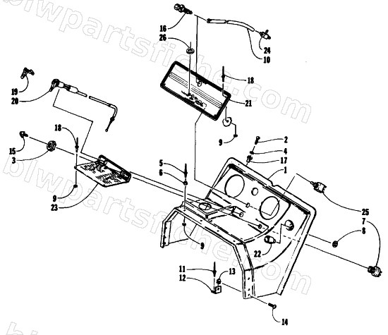 SWITCH, CHOKE, AND CONSOLE ASSEMBLY diagram