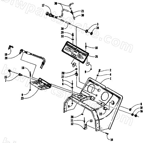 SWITCH, CHOKE, AND CONSOLE ASSEMBLY diagram