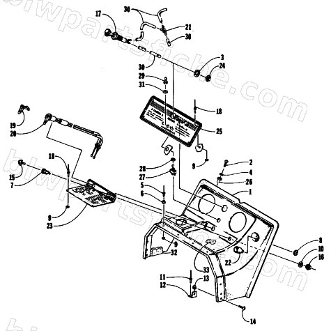 SWITCH, CHOKE, AND CONSOLE ASSEMBLY diagram