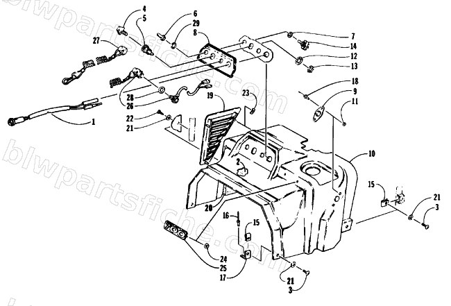 SWITCHES AND CONSOLE ASSEMBLY diagram