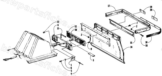 TAILLIGHT AND REAR BUMPER diagram