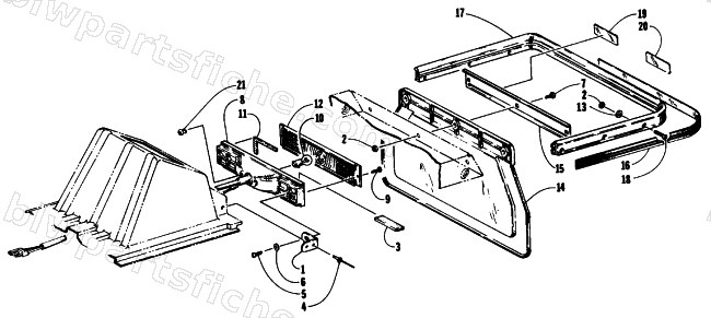 TAILLIGHT AND REAR BUMPER diagram