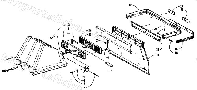 TAILLIGHT AND REAR BUMPER diagram