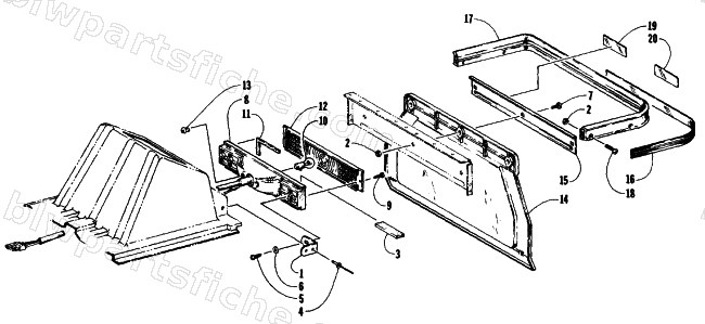 TAILLIGHT AND REAR BUMPER diagram