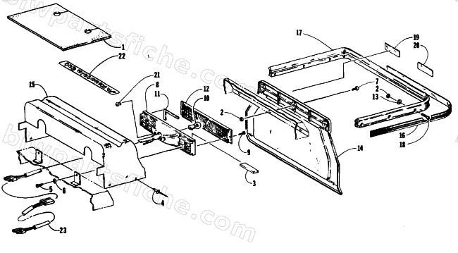 TAILLIGHT AND REAR BUMPER diagram