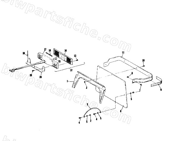TAILLIGHT ASSEMBLY diagram