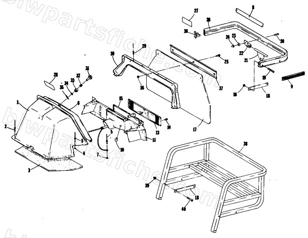 TAILLIGHT, TOOLBOX, REAR BUMPER diagram