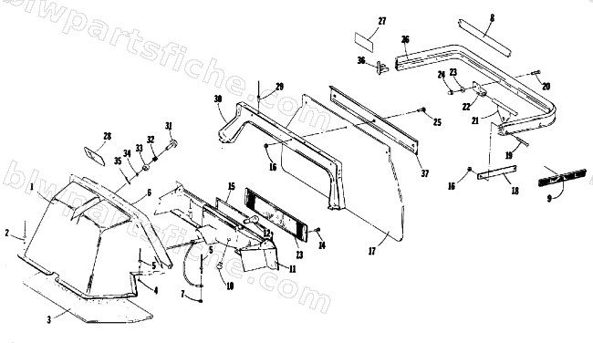 TAILLIGHT, TOOLBOX, REAR BUMPER diagram