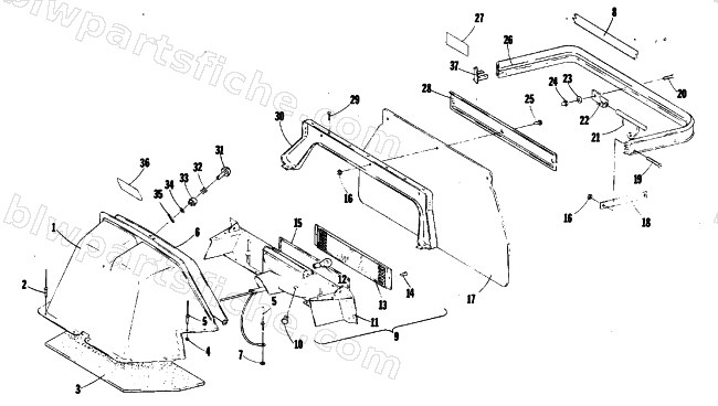 TAILLIGHT, TOOLBOX, REAR BUMPER diagram