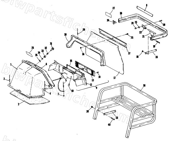 TAILLIGHT, TOOLBOX, REAR BUMPER diagram