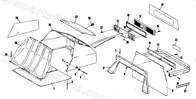 TAILLIGHT, TOOLBOX, REAR BUMPER diagram
