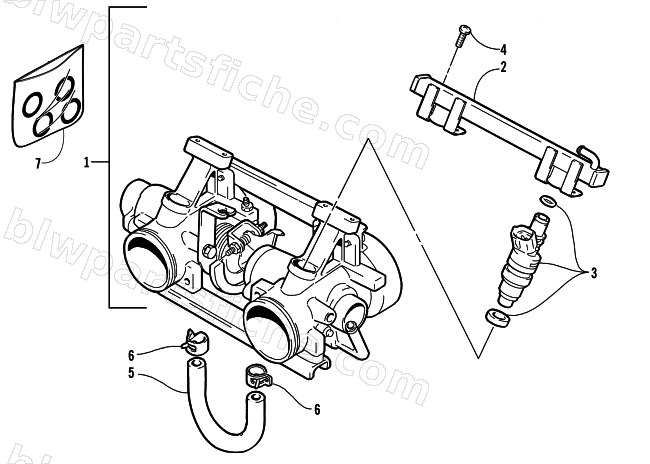 THROTTLE BODY ASSEMBLY diagram