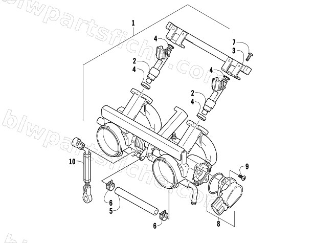 THROTTLE BODY ASSEMBLY diagram
