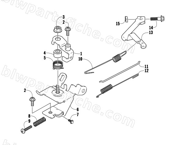 THROTTLE CONTROL ASSEMBLY diagram