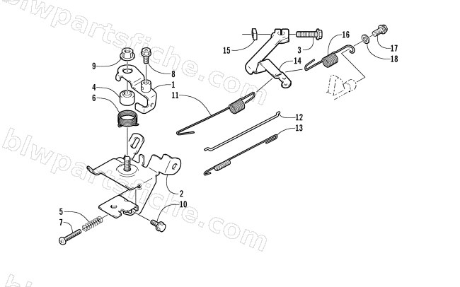 THROTTLE CONTROL ASSEMBLY diagram