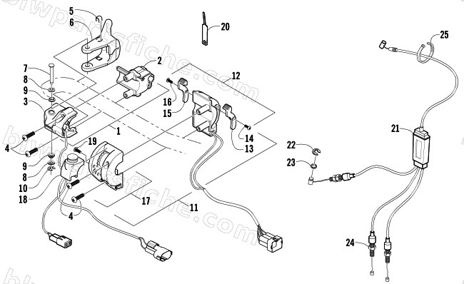 THROTTLE CONTROL ASSEMBLY diagram