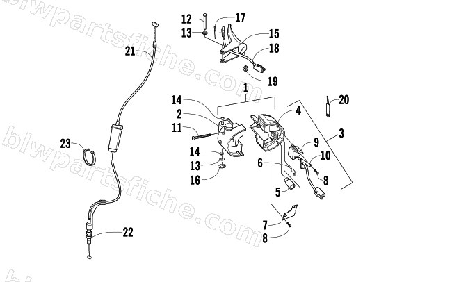 THROTTLE CONTROL ASSEMBLY diagram