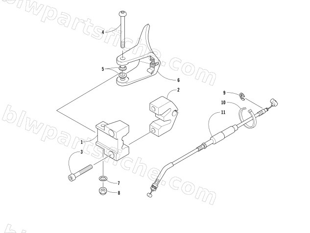 THROTTLE CONTROL ASSEMBLY diagram