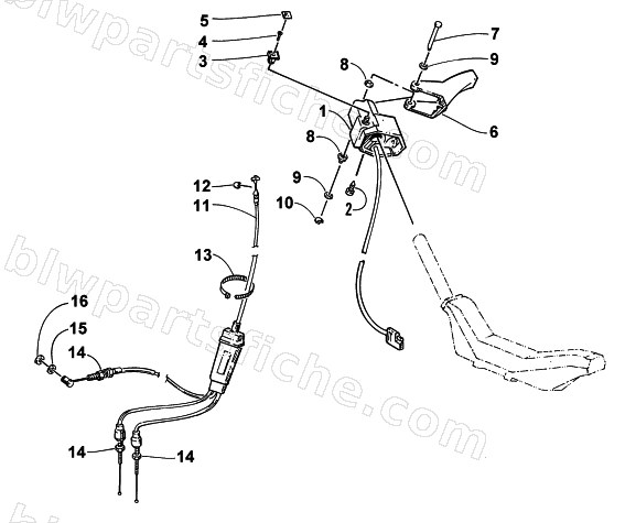 THROTTLE CONTROL ASSEMBLY diagram