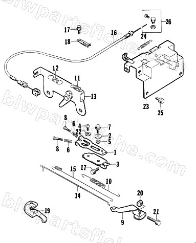 THROTTLE CONTROL ASSEMBLY diagram