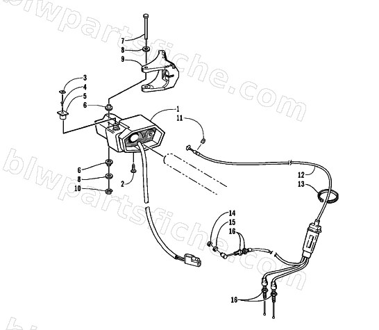 THROTTLE CONTROL ASSEMBLY diagram