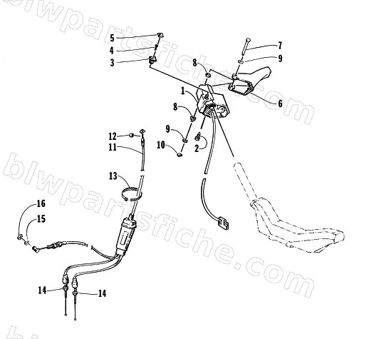 THROTTLE CONTROL ASSEMBLY diagram