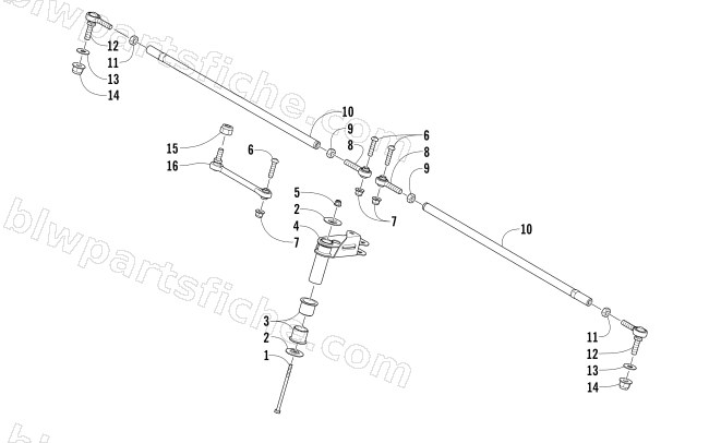 TIE ROD ASSEMBLY diagram
