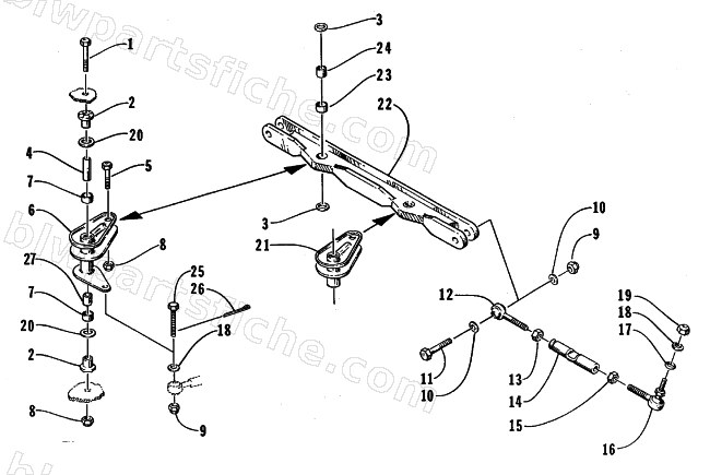 TIE ROD ASSEMBLY diagram