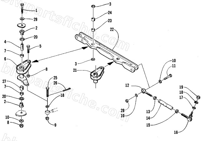 TIE ROD ASSEMBLY diagram