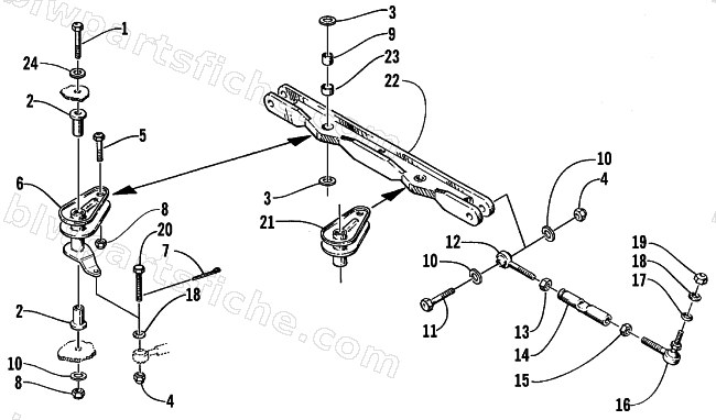 TIE ROD ASSEMBLY diagram