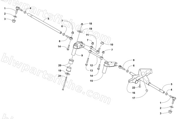 TIE ROD ASSEMBLY diagram