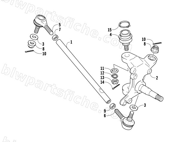 TIE ROD ASSEMBLY diagram
