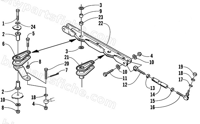 TIE ROD ASSEMBLY diagram