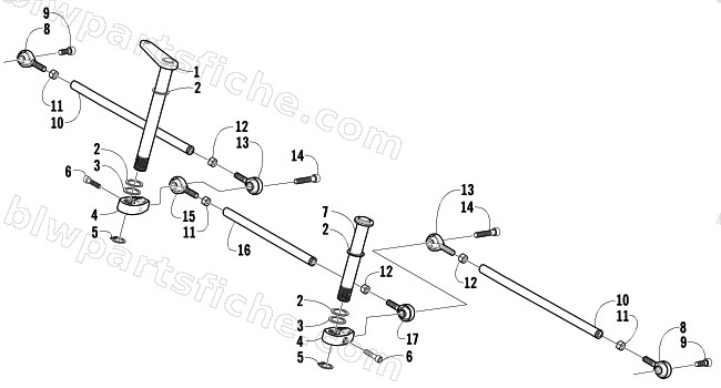 TIE ROD ASSEMBLY diagram