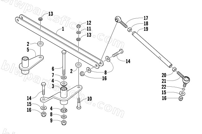 TIE ROD ASSEMBLY diagram