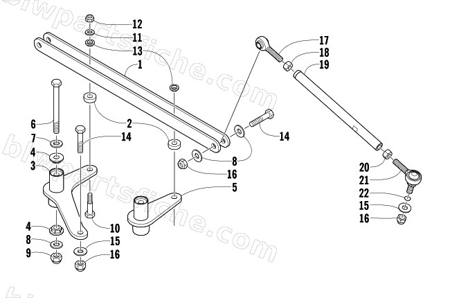 TIE ROD ASSEMBLY diagram