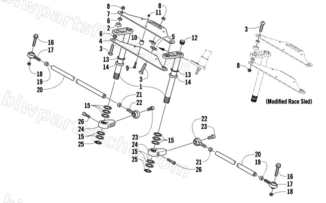 TIE ROD ASSEMBLY diagram