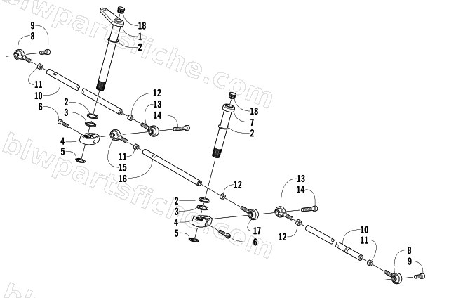 TIE ROD ASSEMBLY diagram
