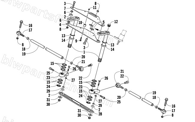 TIE ROD ASSEMBLY diagram