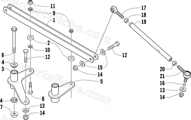 TIE ROD ASSEMBLY diagram
