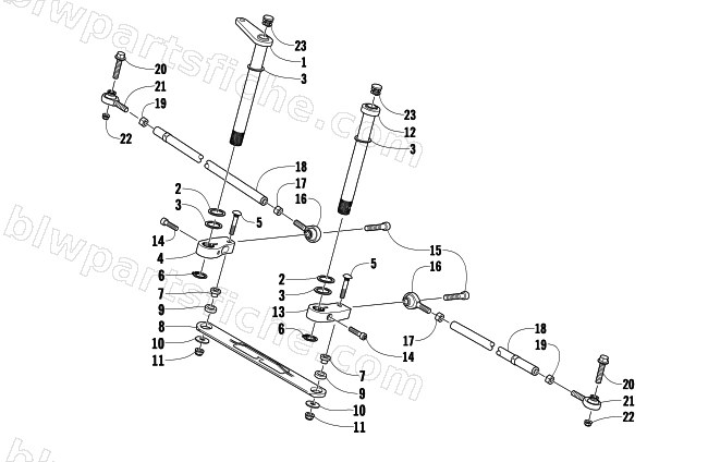 TIE ROD ASSEMBLY diagram