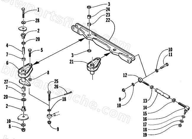 TIE ROD ASSEMBLY diagram