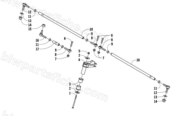 TIE ROD ASSEMBLY diagram