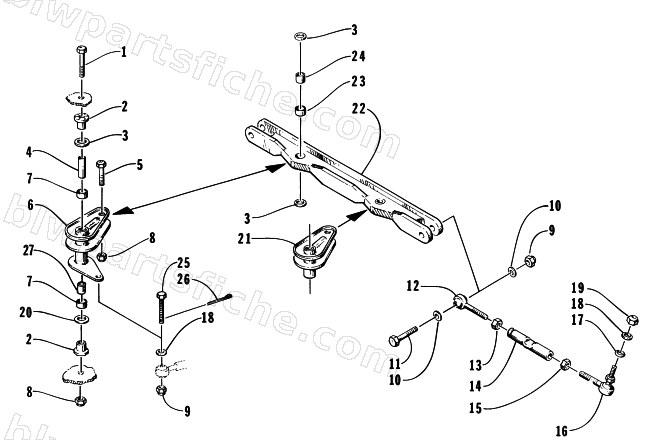TIE ROD ASSEMBLY diagram
