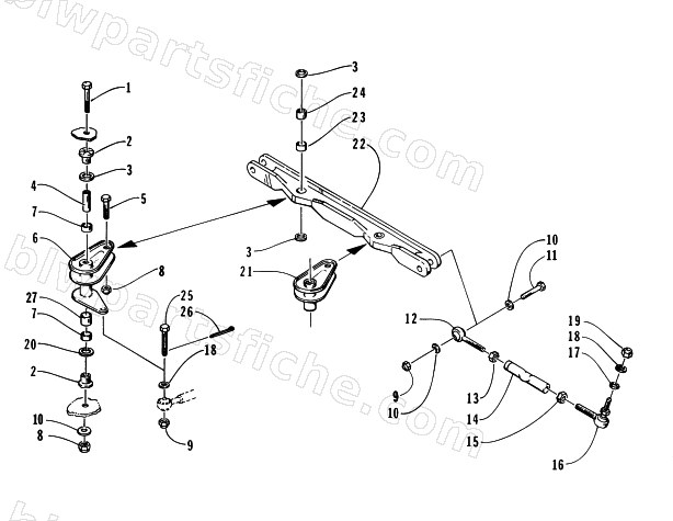 TIE ROD ASSEMBLY diagram