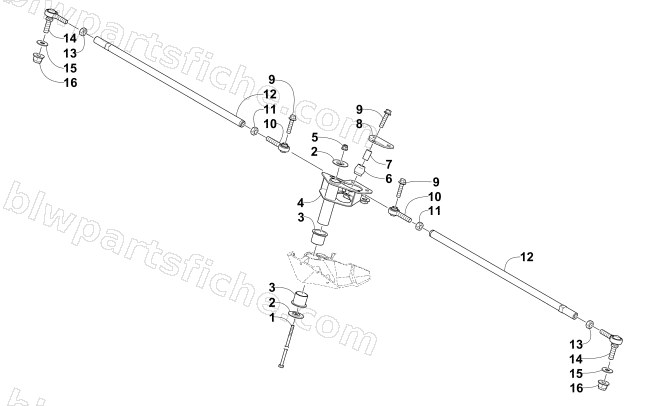 TIE ROD ASSEMBLY diagram