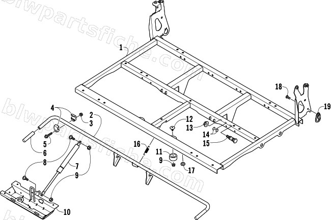 TILT FRAME ASSEMBLY diagram