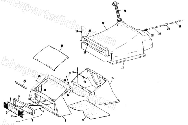 TOOLBOX AND FUEL SYSTEM diagram