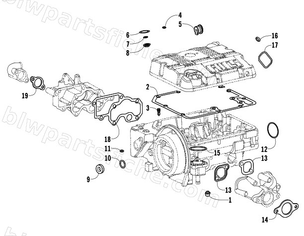TOP END GASKET SET ASSEMBLY diagram