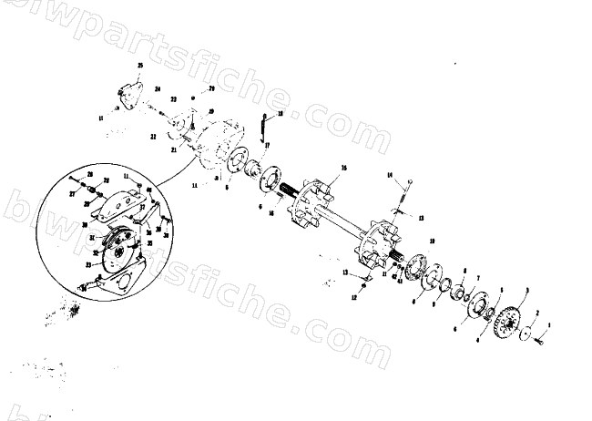 TRACK DRIVE AND BRAKE diagram